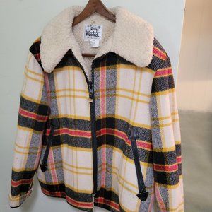 Woolrich Fleece plaid Large Jacket